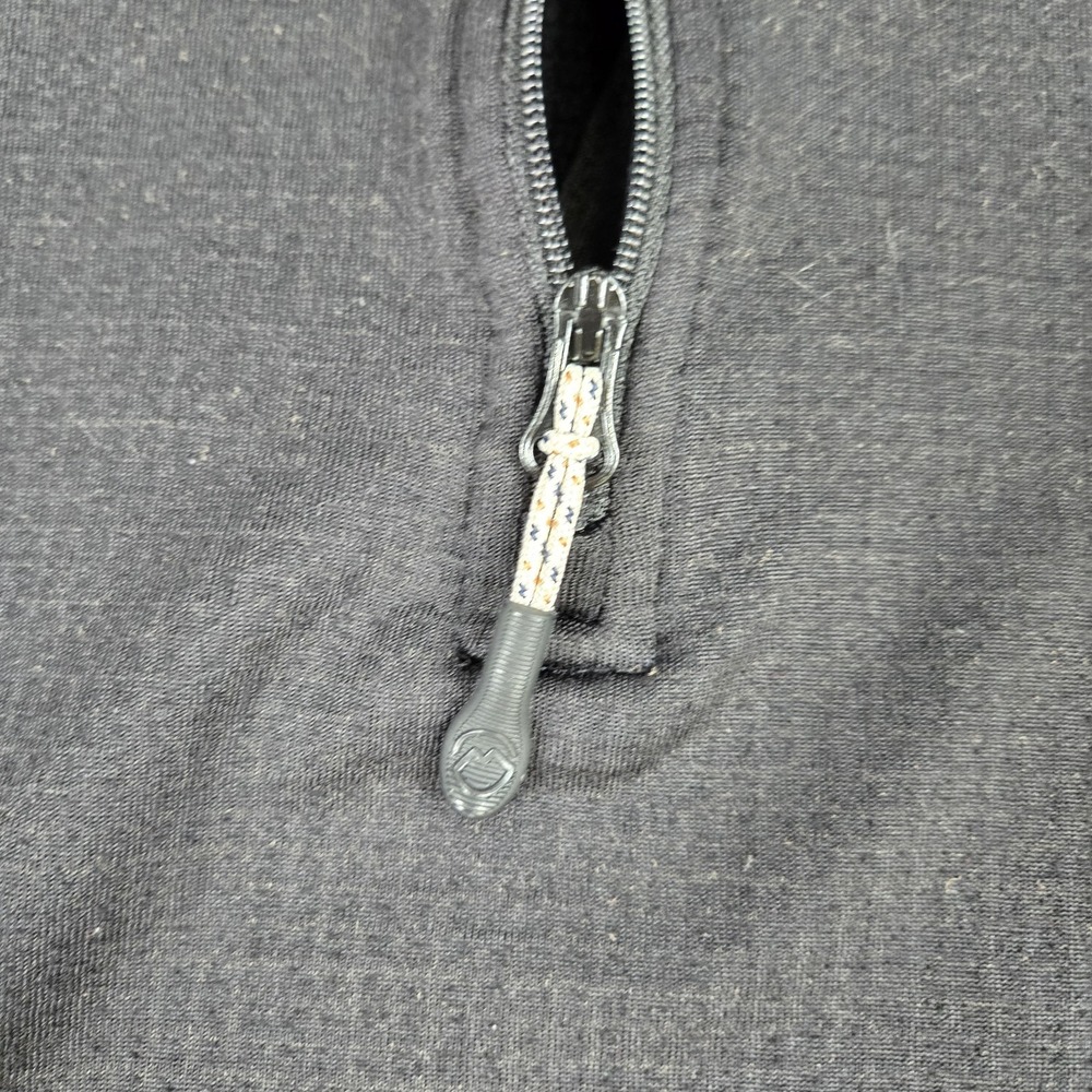Magellan Outdoors Men's Quarter Zip Pullover Active Top Shirt Size XL Black - Picture 3 of 8